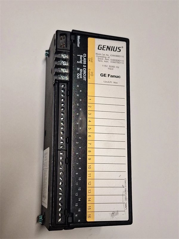 General Electric IC660BBD110 I/O Block