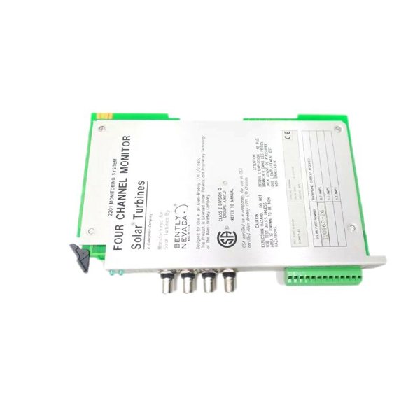 Bently Nevada 132417-01 190662-26 4 Channel Monitor Solar Turbines