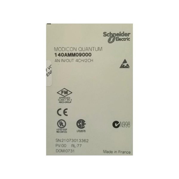 Schneider 140AMM09000 Analog Input/Output Module