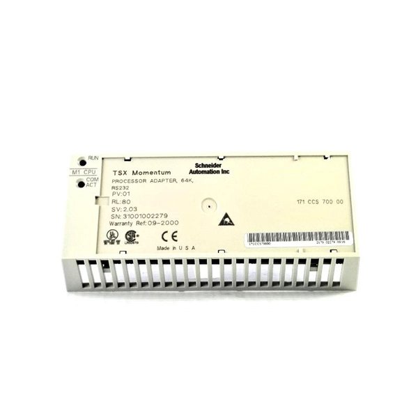 Schneider 171CCS70000 M1/M1E Processor Adaptor