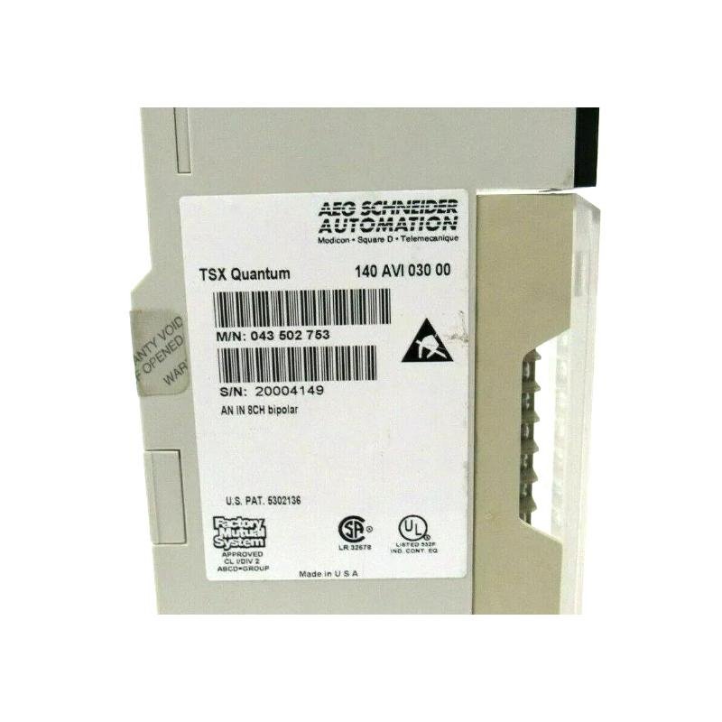 Schneider 140AVI03000 Analog Input Module