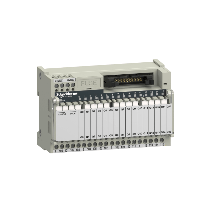 Schneider ABE7R16T111 Sub-base with plug-in Electromechanical Relay