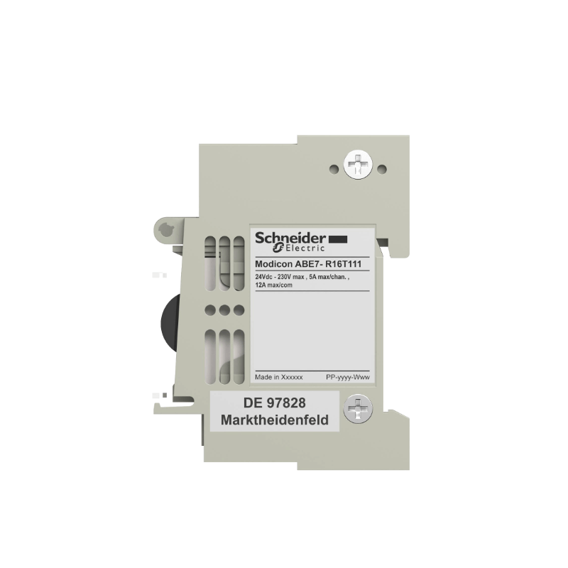 Schneider ABE7R16T111 Sub-base with plug-in Electromechanical Relay