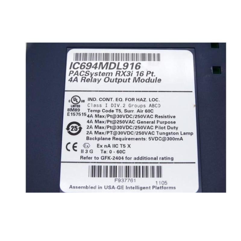 GE Fanuc IC694MDL916 Voltage Output Module