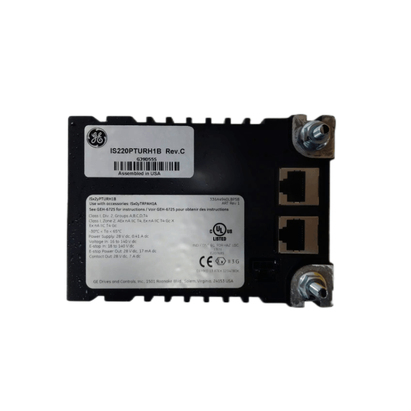 General Electric IS220PTURH1B Turbine Specific Primary Trip I/O Pack