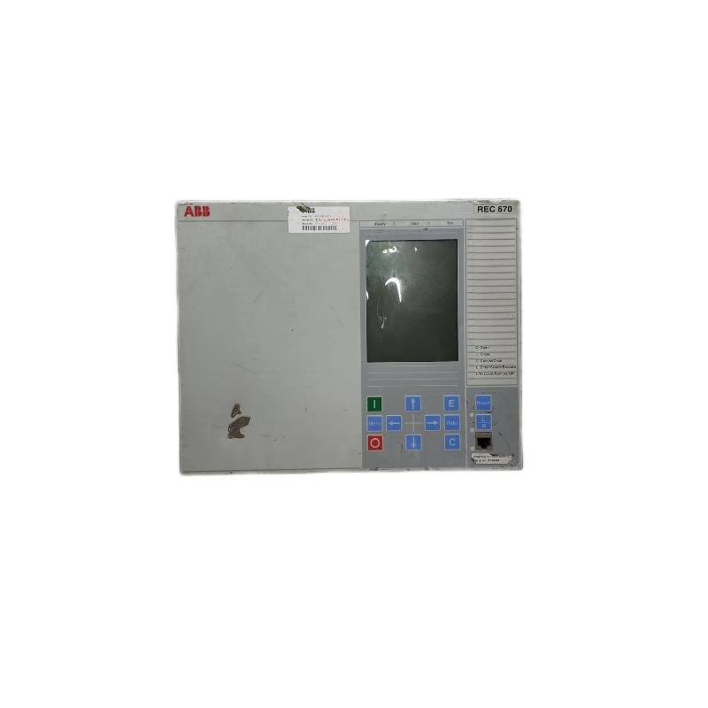 ABB REC670 1MRK000008-NB FRONT DISPLAY PANEL