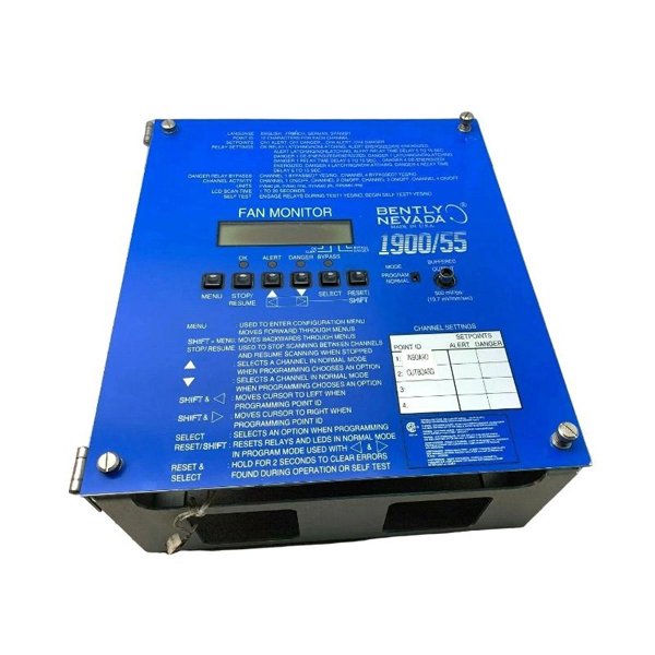 Bently Nevada 1900/55-02-01-01-00 Fan Monitor