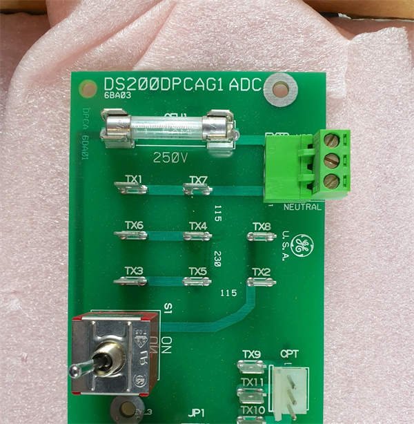 General Electric DS200DPCAG1A IOS Power & Signal Interface Board