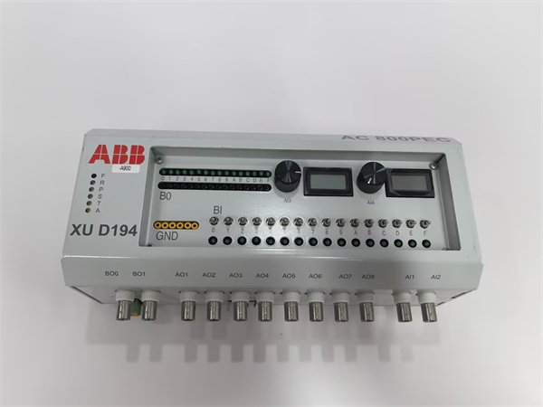 ABB XUD194 3BHE018137R0001 Excitation Control Unit