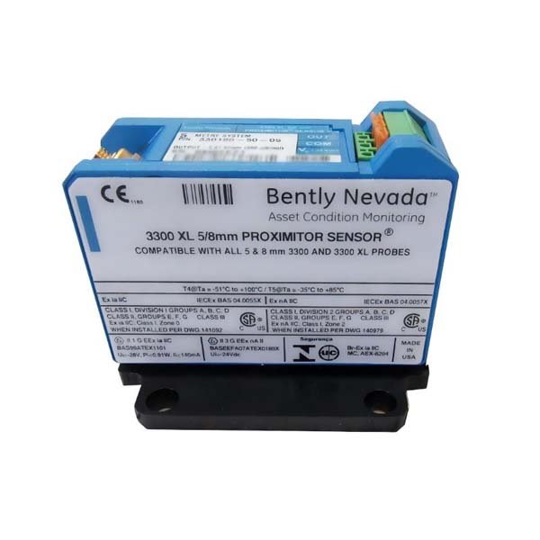 Bently Nevada 330180-X0-05 Proximity Probe & 145004-04 Proximitor Module