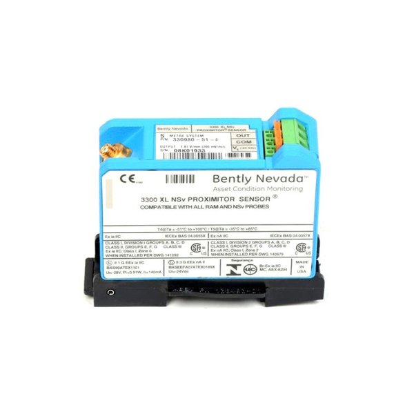 Bently Nevada 330980-51-00 3300 XL NSv Proximitor Sensor