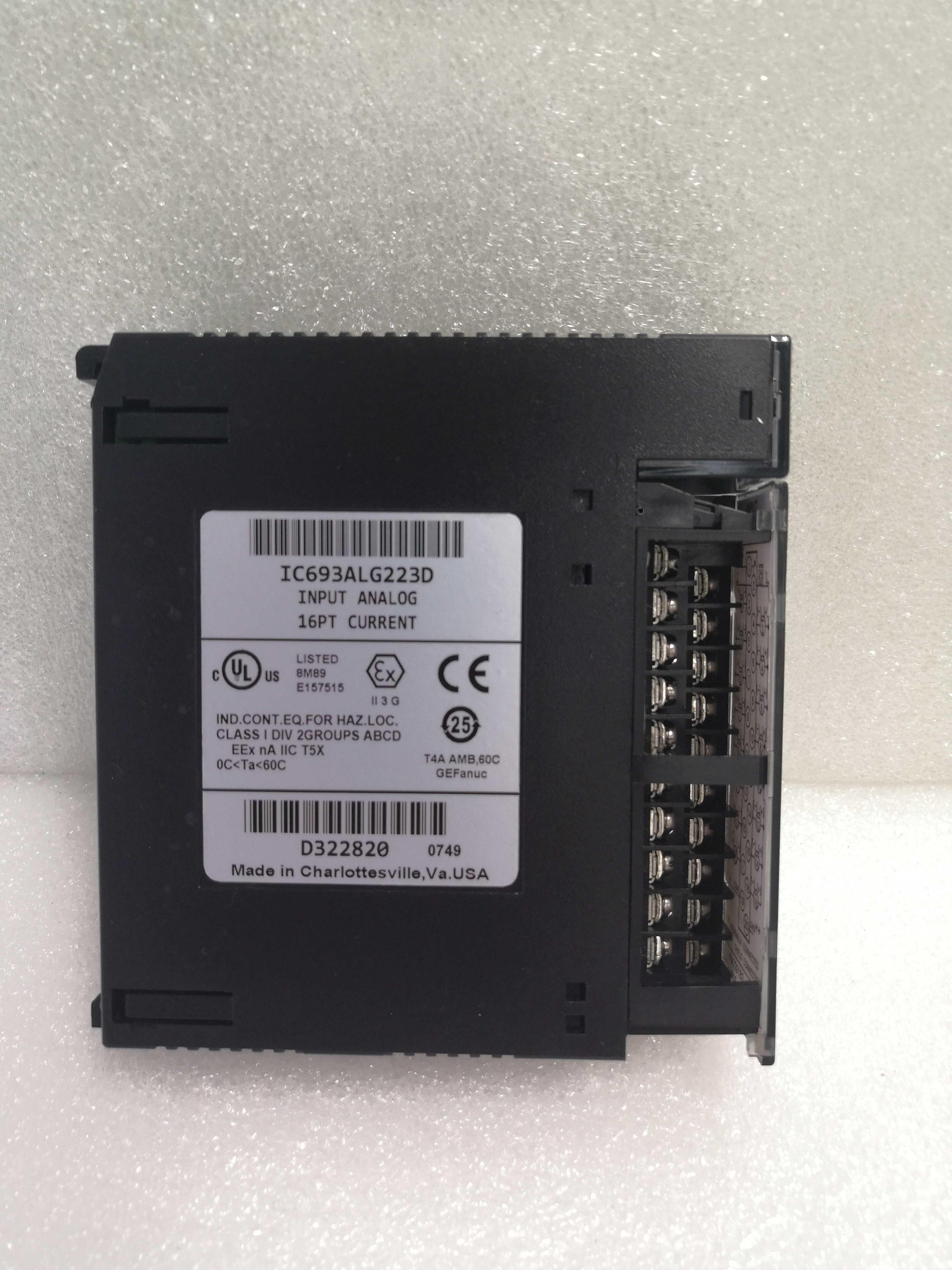 GE Fanuc IC693ALG223 Series 90-30 Analog I/O Module