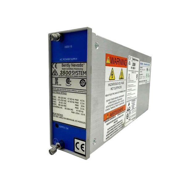 Bently Nevada 3500/15 106M1079-01+125840-02 Universal AC Power Supply Module