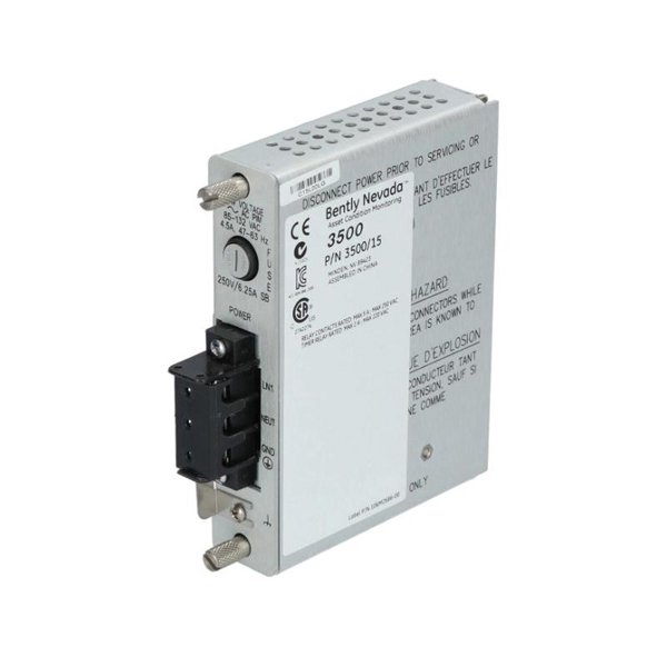 Bently Nevada 3500/15 125840-01 High Voltage AC Power Input Module