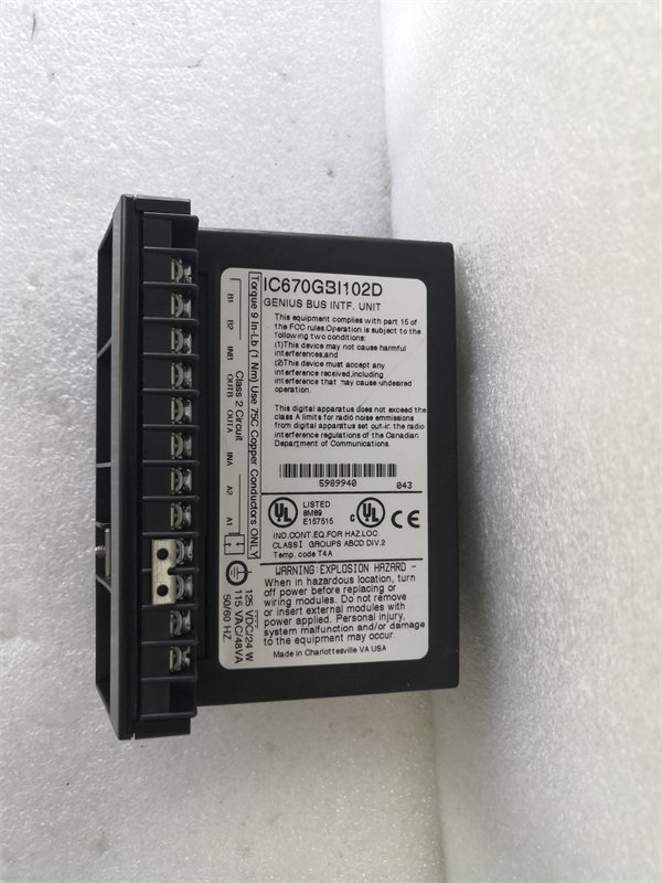 General Electric IC670GBI002 Bus Interface Unit