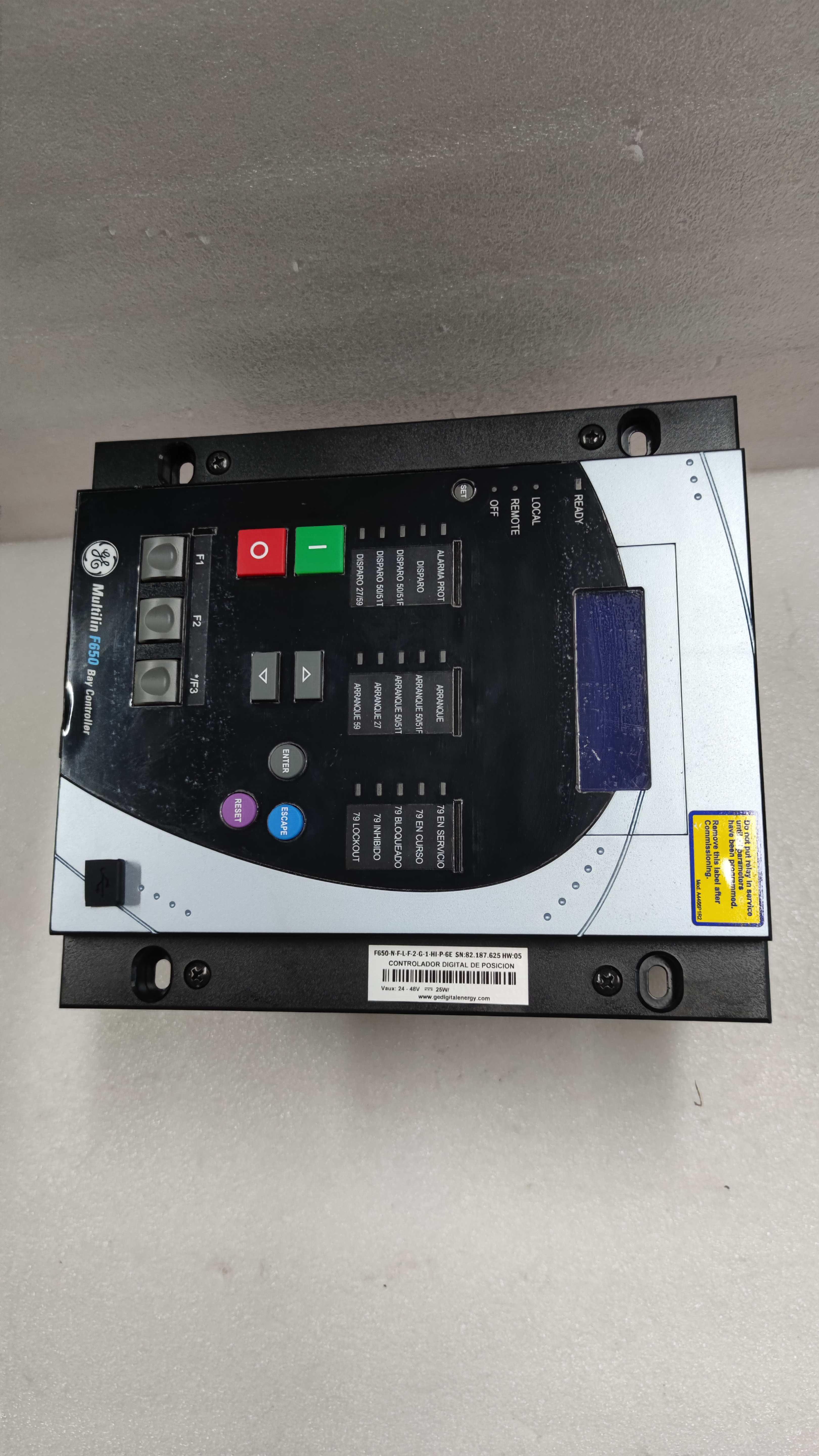 General Electric F650-N-F-L-F-2-G-1-HI-P-6E digital input module