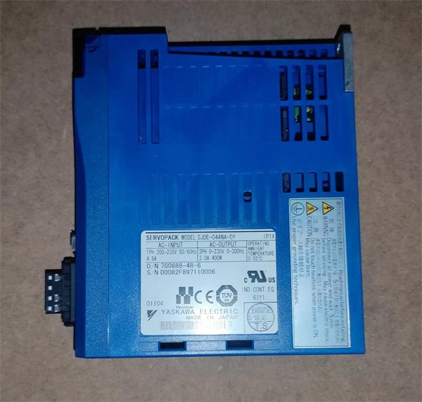 Yaskawa SJDE-04ANA-OY analog input/output module