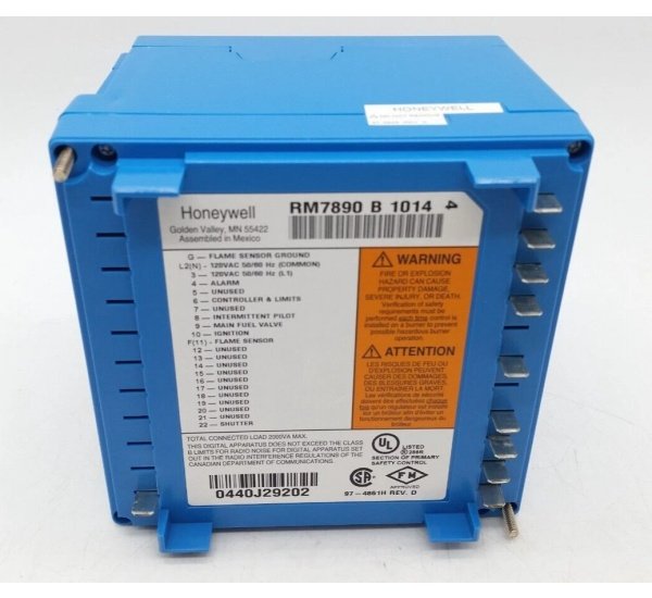 Honeywell RM7890B1014/U Flame Safeguard Controller