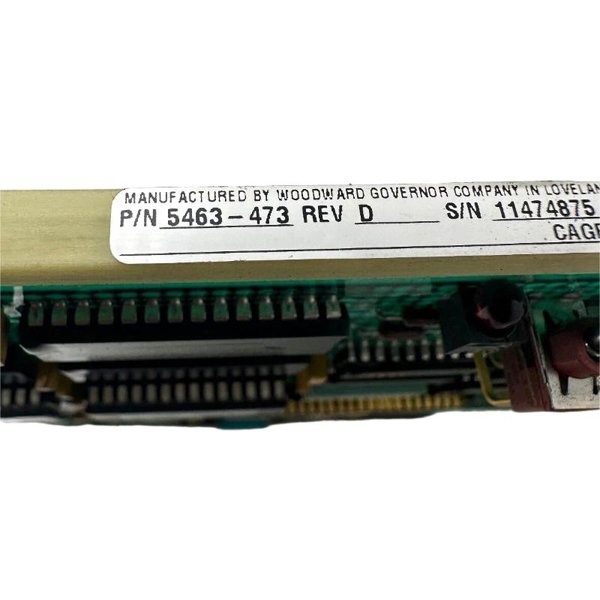 Woodward 5463-473 SIO CPU Module
