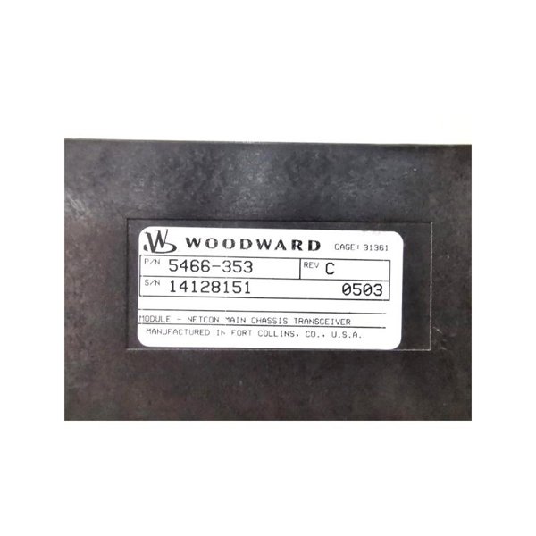 Woodward 5466-353 Netcon Main Chassis Transceiver Module