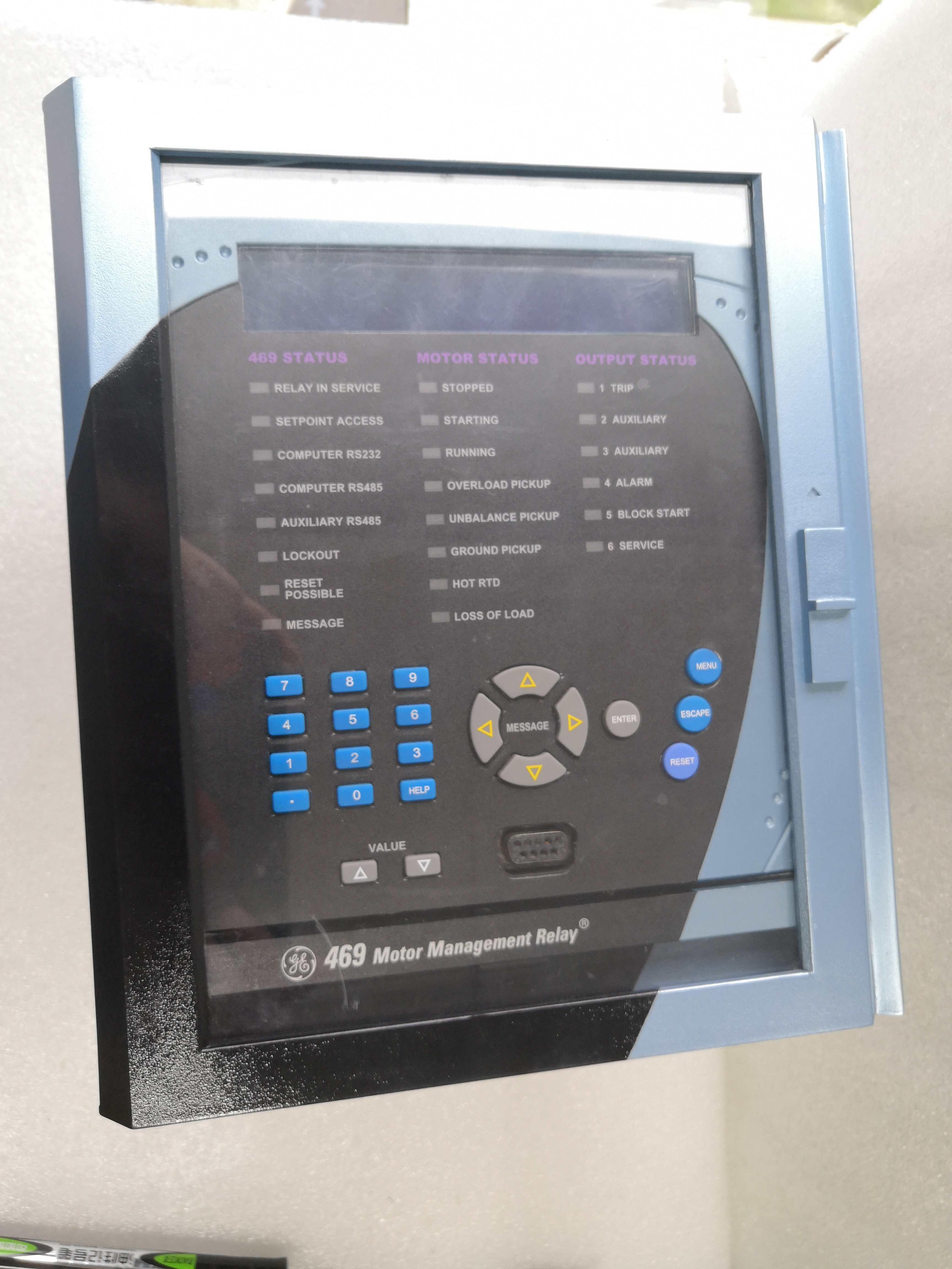 GE 469-P1-HI-A20-T digital motor management relay