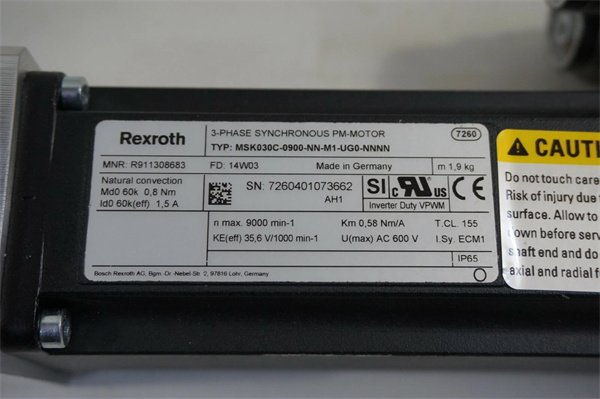 Rexroth MSK030C-0900-NN-M1-UG0-NNNN Servo Motor