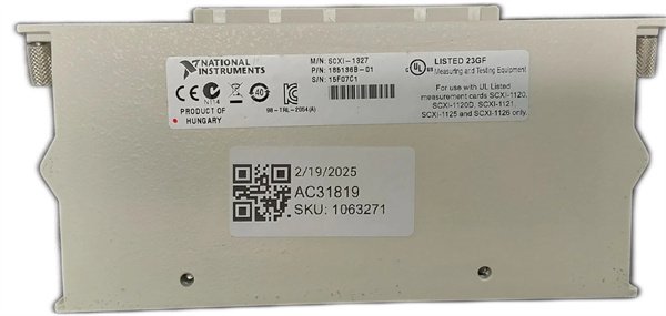 NI SCXI-1327 Terminal Block for SCXI Analog Input Modules