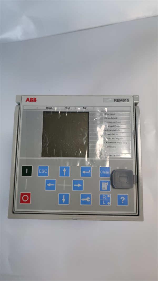 ABB REM615 HBMCAEAGANB6ANN1XG motor protection relay