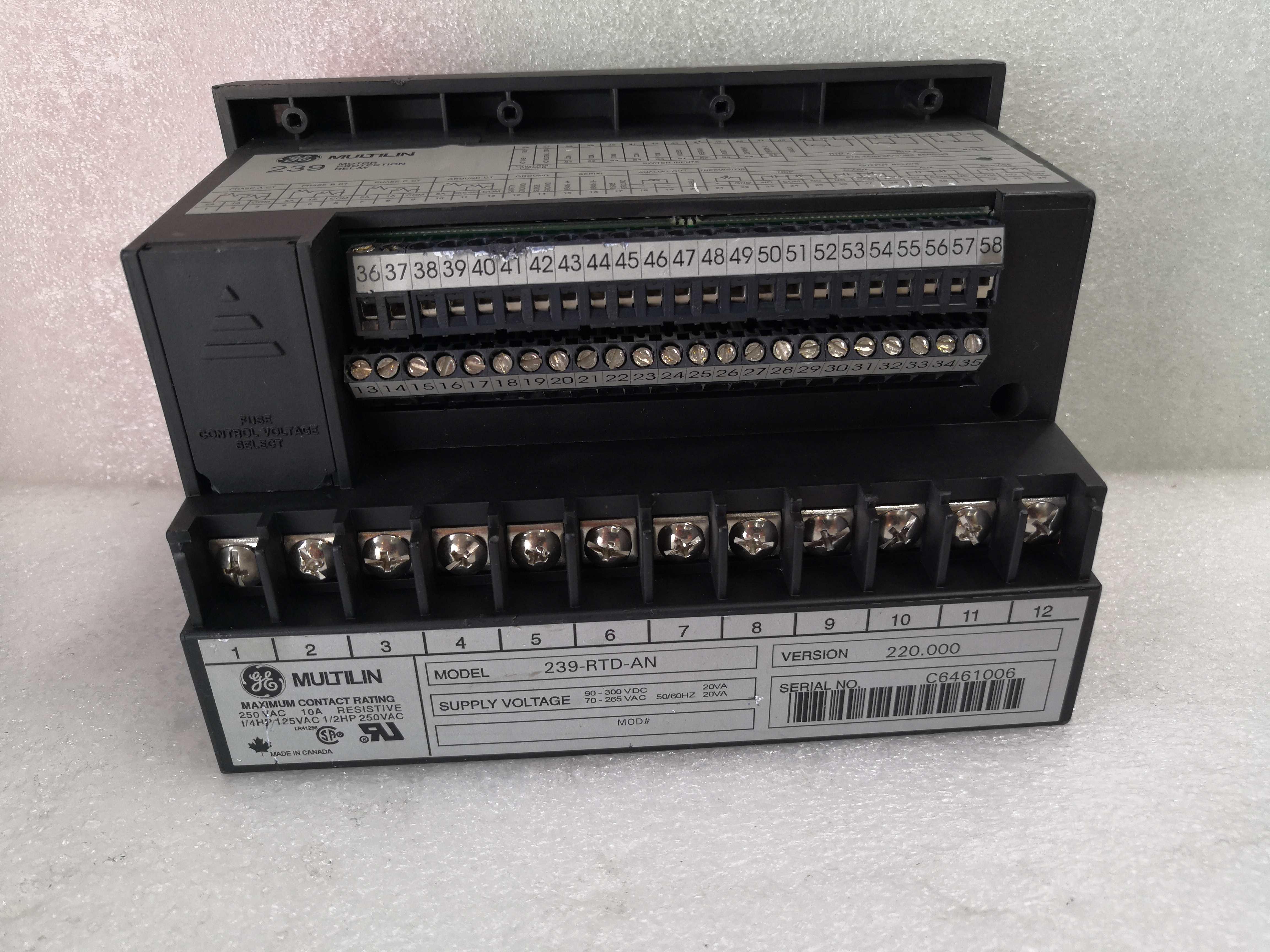 GE 239-RTD-AN modular RTD input module
