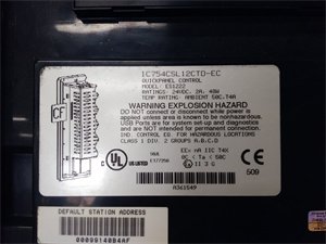 GE Fanuc IC754CSL12CTD QuickPanel Touch Screen Operator Interface
