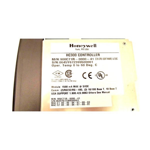 Honeywell 900C71R-0000-10 Controller C70 CPU Module