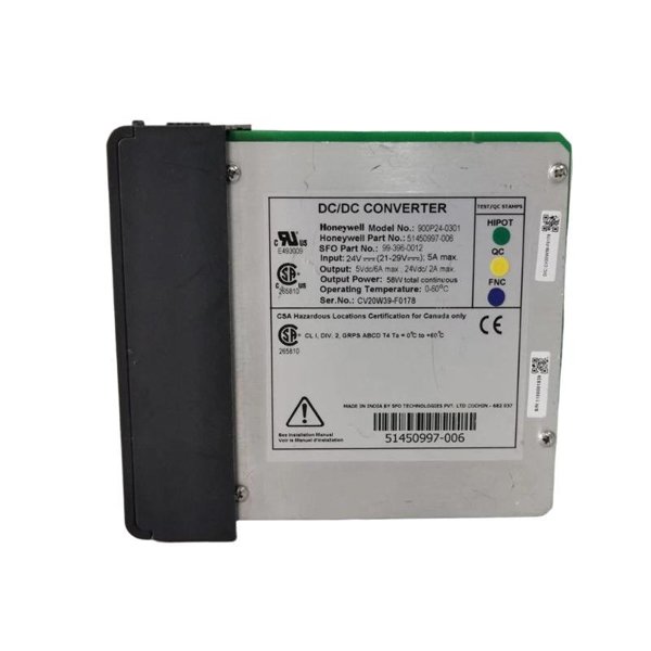 Honeywell 900P24-0301 HC900 Power Supply