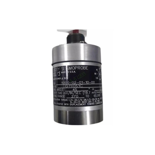 Bently Nevada 9200-02-01-10-00 Dual-line Velocity Seismic Sensor