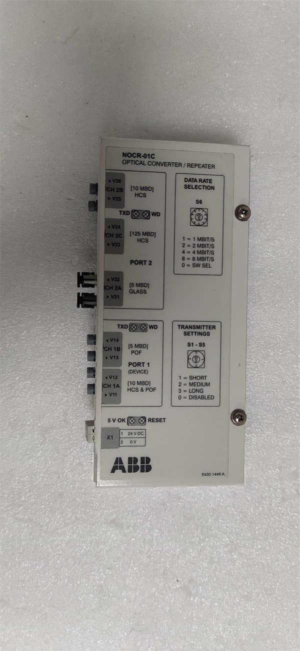ABB NOCR-01C 3AFE64300245 Optical Converter