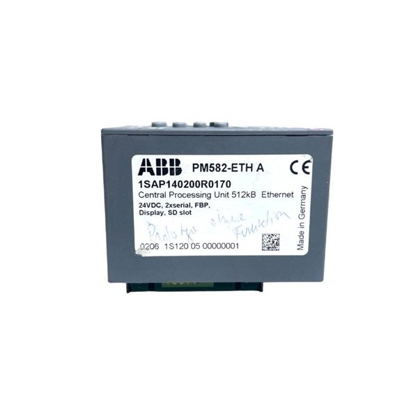 ABB PM582-ETH 1SAP140200R0170 CPU Programmable Logic Controller