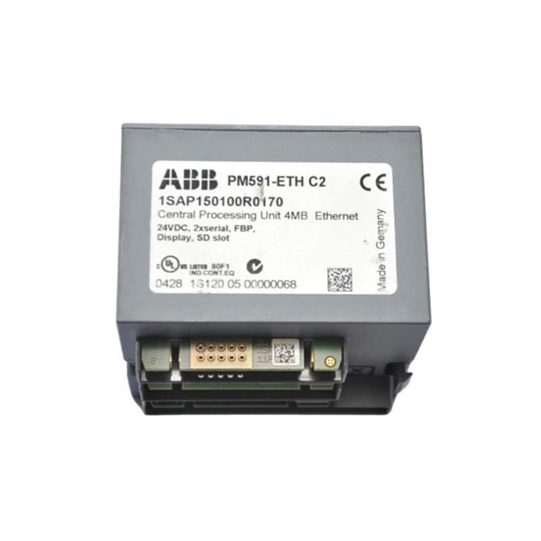 ABB PM591-ETH 1SAP150100R0170 CPU Programmable Logic Controller