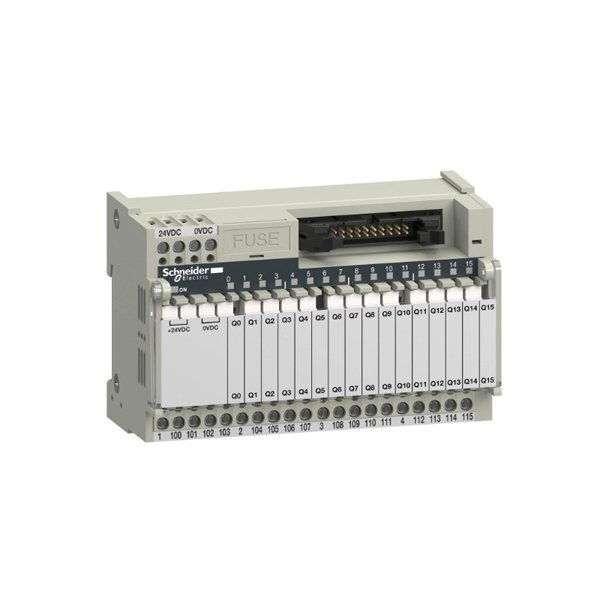 Schneider ABE7R16T111 Sub-Base With Plug-In Electromechanical Relay