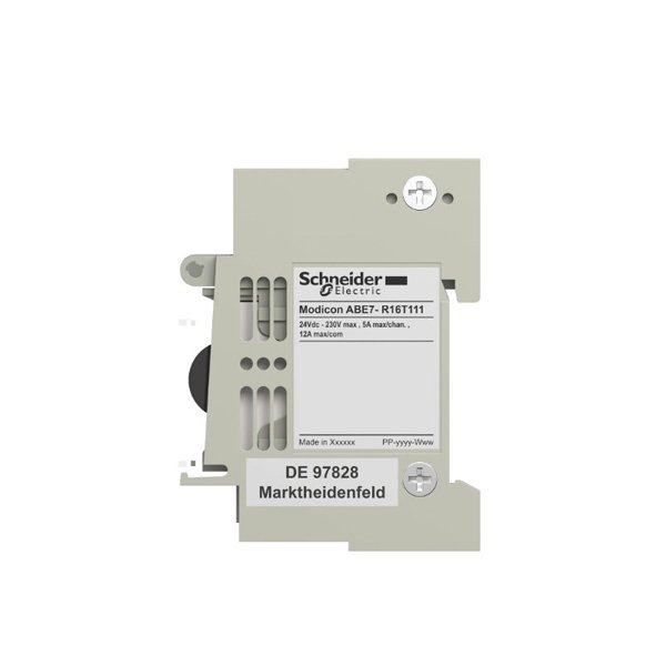 Schneider ABE7R16T111 Sub-Base With Plug-In Electromechanical Relay