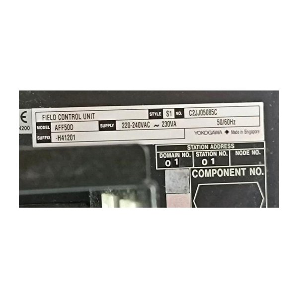 Yokogawa AFF50D FIO Field Control Unit
