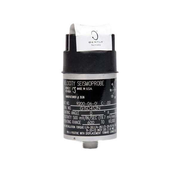 Bently Nevada 9200-06-02-10-00 Dual-Wire Velocity Seismic Sensor
