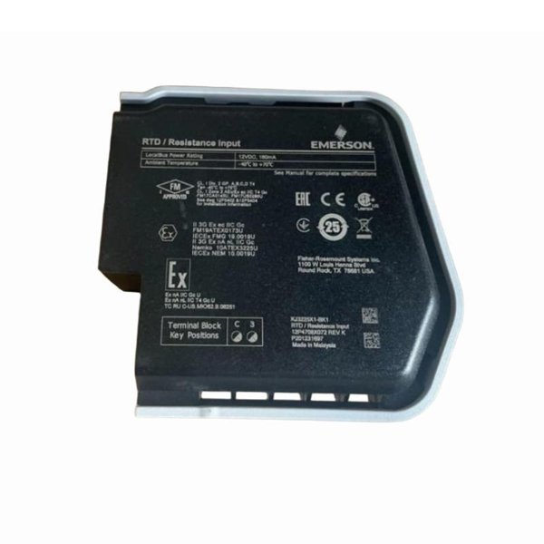 Emerson SE4003S6B1 KJ3225X1-BK1 S Series Analog RTD/Resistive Input Module