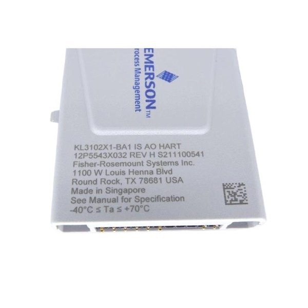 Emerson SE4308T01 KL3102X1-BA1 Analog Output Module