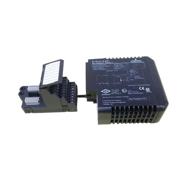 Emerson VE4001S2T2B4 KJ3203X1-BA1 12P3270X022 Input Module with Terminal Blocks
