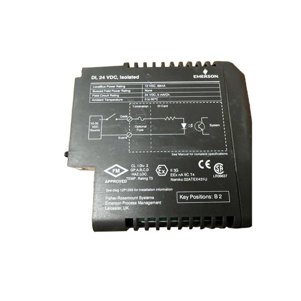 Emerson VE4001S5T2B4 Event Sequencer Input Card