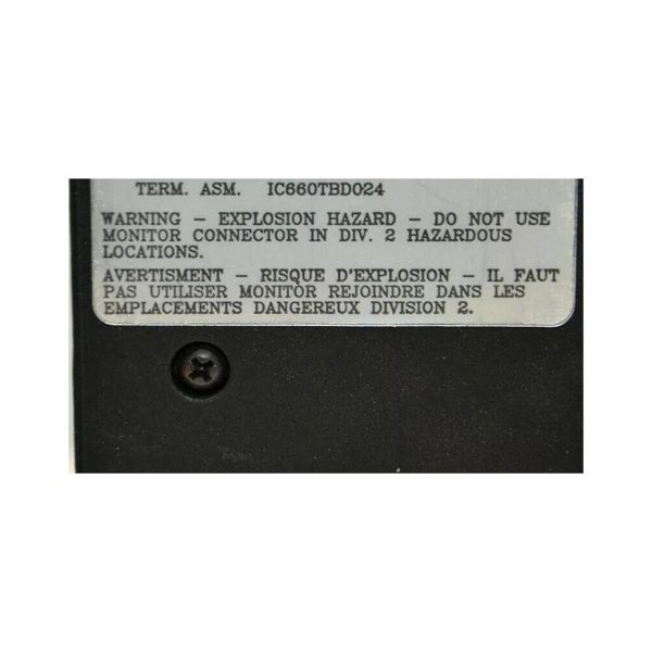 General Electric IC660TBD024 Terminal Assemblies