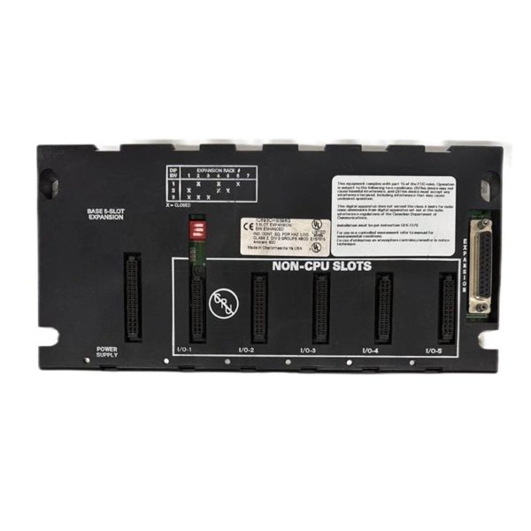 General Electric IC693CHS398 5-Slot Expansion Baseplate