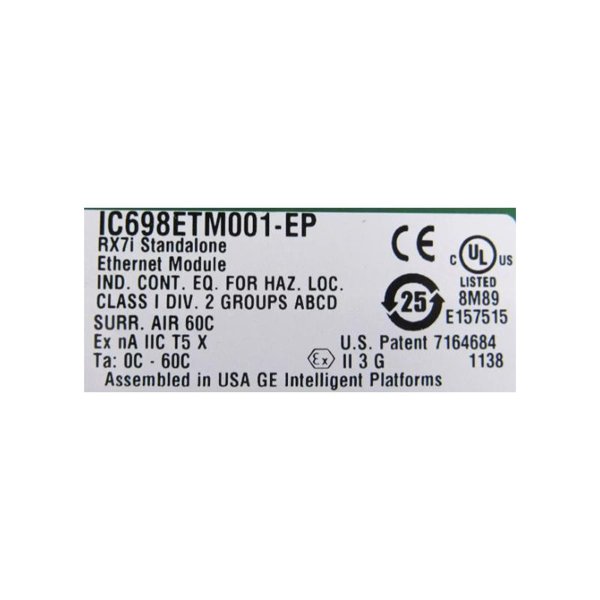 General Electric IC698ETM001-EP Ethernet Interface Module