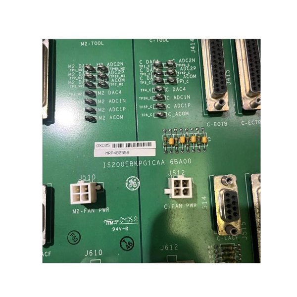 General Electric IS200EBKPG1B Exciter Backplane Control Board