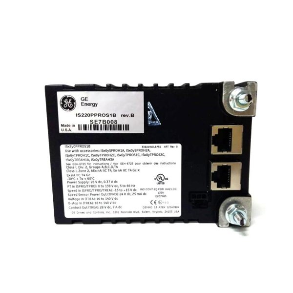 General Electric IS220PPROS1B Mark VIe Series Emergency Turbine Protection I/O Pack