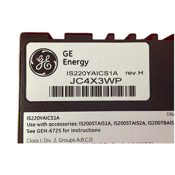 General Electric IS220YAICS1A Fuel Engine